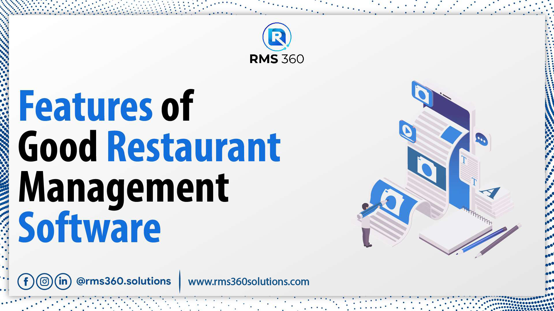 Features of Good Restaurant Management Software